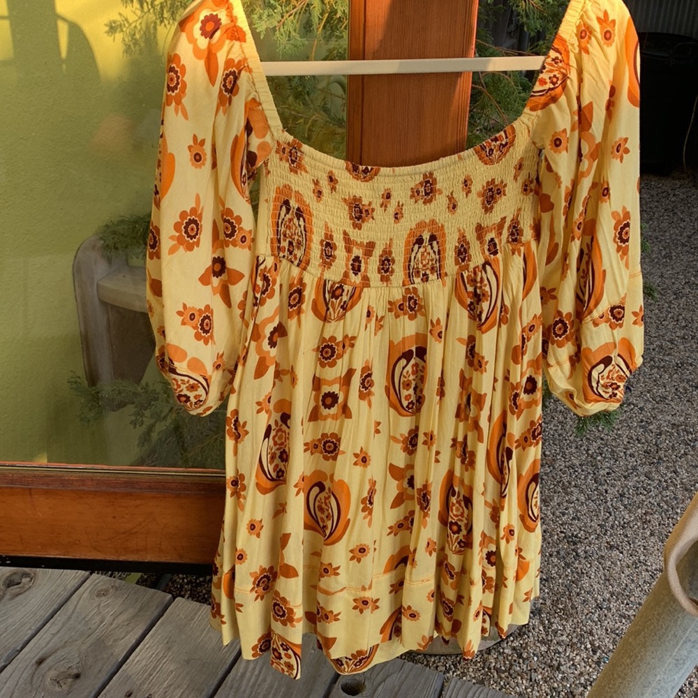Urban Outfitters Summer to Fall dress, off the shoulder - Picture 4 of 5
